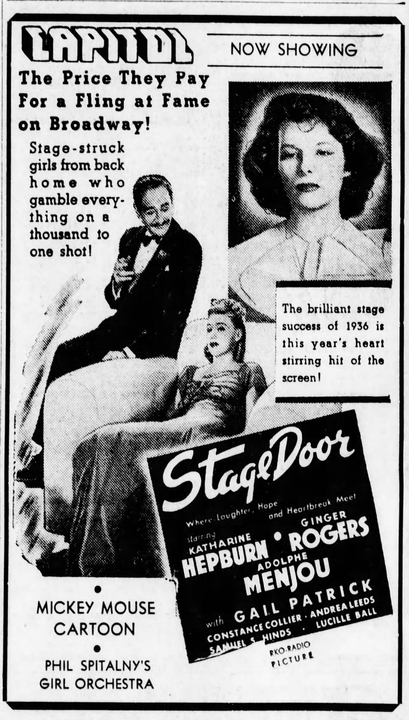 Ad in Altoona Tribune, Nov. 15, 1937.